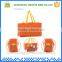 Multifunction handy tote orange casual mommy bag