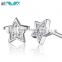 Sterling silver 925 fashion jewellery shiny star stud earrings