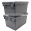 Nestable and Stackable Moving Plastic Storage Box Storage Box 62L for Moving