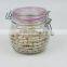 Hot Sale 3 sizes Airtight Glass Locking Jar with Silicon Ring