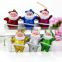 Factory Sale attractive style Cheap Small powder Santa Claus christmas tree decorations in many style