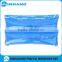 Environmental 6p pvc inflatable blue neck pillow rectangle shape transparent neck pillow