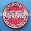 Factory Made Personalized Design 100% Embroidery Uniform Textile Patches With Self Adhensive Backside