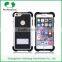 Durable Phone case Silicon TPU+PC 3 in 1 dual layer case with kickstand stand function for iphone 5/ 6