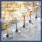 Wholesale colored candle jars glass/ candle glass holders/ hanging glass candle holders
