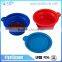 OEM 100% Amazon FBA Free Food Grade Collapsible Silicone Pet Bowl