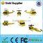2016 PVC Rubber Custom Made USB Flash Drive Helicopter Shaped Adorable USB 2.0 Pen Drive