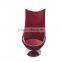 fashion leather chair high back hotel lounge chair