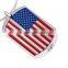 SRP8462 Glorious Military USA Flag on Keepsake Tag Necklace Stainless Steel Cremation Jewelry Pendant