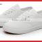 Wholesale Cheap White Canvas Shoes Generic Canvas Shoes Lace-up Shoes