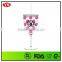 promotion 12 ounce bpa free plastic tumbler wine glass with lid and straw