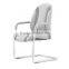 Leather Upholstery Design Conference Chairs with Sled Base