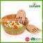 High Quality Bamboo Bowl,bamboo Salad Bowl With Server