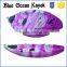2015 Hot NEW Desgin Single fishing kayak / Rudder Kayak/Paddle kayak