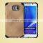 Luxuly Accessories Anti-slip&abrasion Soft TPU Hard PC Electroplating cell phone case for Galaxy note5