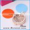 Can open DIY gold round aromatherapy necklace diffuser pendant for lady 2016