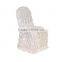 Polyester pinwheel taffeta banquet wedding chair cover