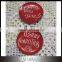 Tiny Red Decorative Enamel Christmas Plate