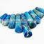 17-38mm ocean blue imperial jasper cabochon beads,gemstone chorker necklace pendant cabochon loose beads set 3160008