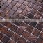 SMH07 Thickness 4mm gold line mosaic Brown glass mosaic Bathroom tile glass mosaic