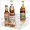 clear wine display showcase