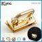 New design luxury gold metal push bag lock