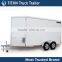Cheap strong truck cargo semi trailers, enclosed box van semi trailer for sale