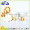 2016 new design 2.5L stainless steel whistling water kettle with 4pcs ceramic cups