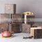 burn wooden tea box ,tea box with sliding lid,burn wood crafts shelf
