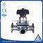 3 way diaphragm valve with stainless steel 316L