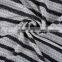 High Quality Clothing Fabric Cotton Polyester Spandex Yarn Dyed Hacci Knit Jacquard Fabric