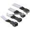 Y-cable 3 x 3 Pin Fan Adapter Wire Sleeved Cable 60cm White
