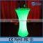 led light up bar furniture, plastic rgb color change led light up cocktail table