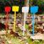 2016 hot sale T shape straight gardening colorful tags plastic plant label wholesale