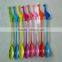 100% food grade flexible silicone baby spoon with custom logo