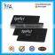 2016 Newest Design CR80 Size Customized printing engraved black metal business card