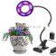 2017 New Head Led Grow Light,10W small Desk Clip Lamp for Indoor Plants Greenhouse Office