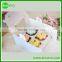 Custom beautiful cupcake paper box with clear window for cupcake