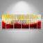 Unique Wall Decor Aluminum Metal Painting Wall Art Flower Acrylic Painting