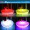 HUAJUN led bar table/ color changing cocktail table/ rechargeable led table
