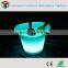 Rechargeable LED glowing ice wine Bucket/beer holder/wine cooler