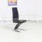 home furniture Z shape dining chair modern dining chair metal chrome chair base