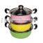 Colorful stainless steel casserole pot soup pot