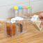 transparent rectangle 4 cases seasoning box spice box set plastic spice bottles wholesale