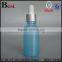 new products beautiful sweet blue 30ml dropper bottle matte silver aluminum cap essential oil glass dropper bottle manufacture