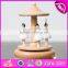 Customize children cartoon toys wooden modern music box W07B052