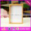 2016 hot sale baby wooden funny photo frame, most popular kids wooden funny photo frame W09A040