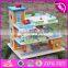 2017 new products children funny wooden parking garage toy W04B049