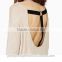 2015 simple european fashion stylish soft 100% cotton casual plain long sleeve cut out back loose fit knit top blouse