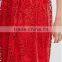  Clothing OEM Shiny Red lady Women Midi dresses Prom Lace Dresses